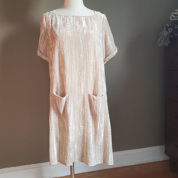 Anthropologie Floreat Boho Shift Dress Medium - Picture 1 of 16